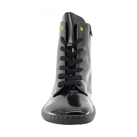 Botines Coqueflex barefoot Charol Negro suela Adam