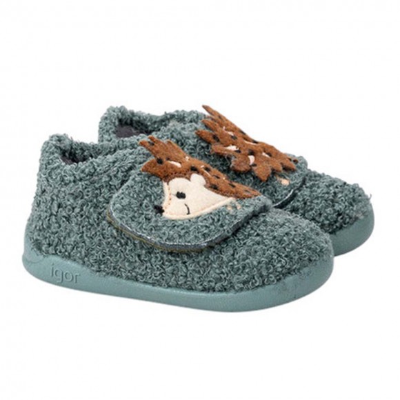 Zapatillas de casa resptuosas Igor Erizo Verde