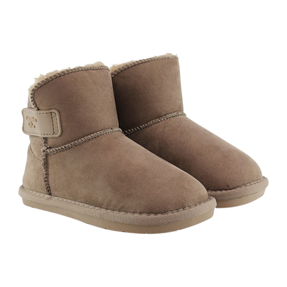 Botas australianas barefoot Conguitos Goflex Water repellent Taupe