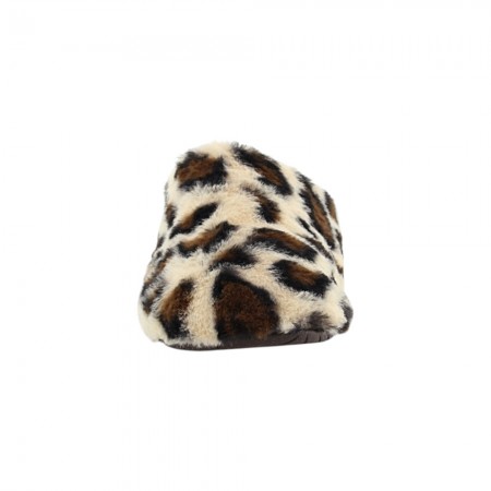 Zapatillas de casa Limone Zueco Leopardo Biege