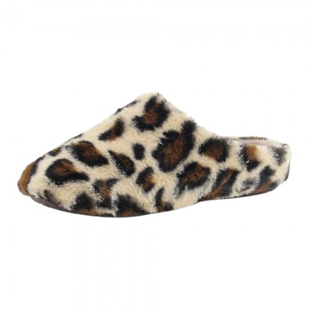 Zapatillas de casa Limone Zueco Leopardo Biege