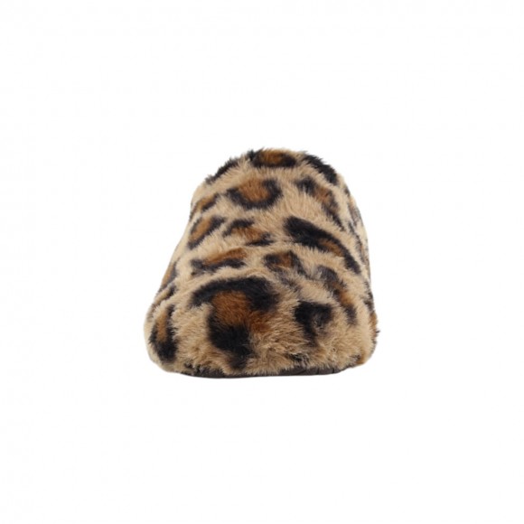 Zapatillas de casa Limone Zueco Leopardo Marrón