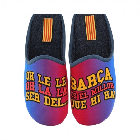 Zapatillas de casa Ho Le Le Azul-Grana