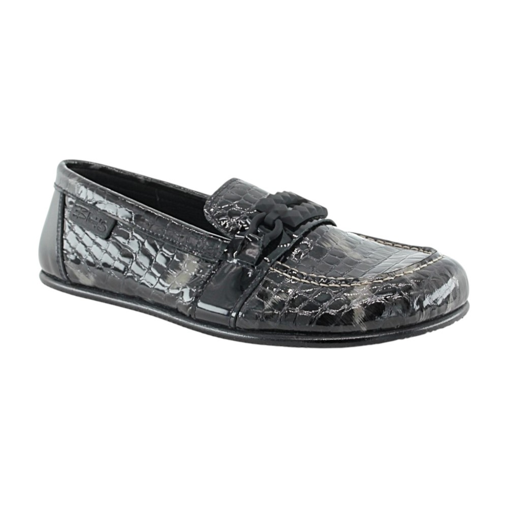 Mocasines barefoot Blandy's Mokka Coco Negro-Gris