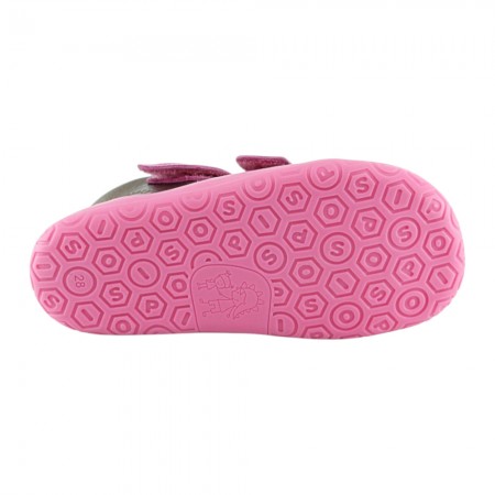 Botines barefoot Poppis Yoyo Metal Pink