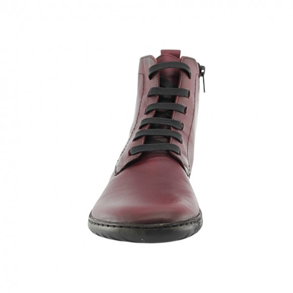 Botines Vivant Barefootc 2750 cordones Burdeos