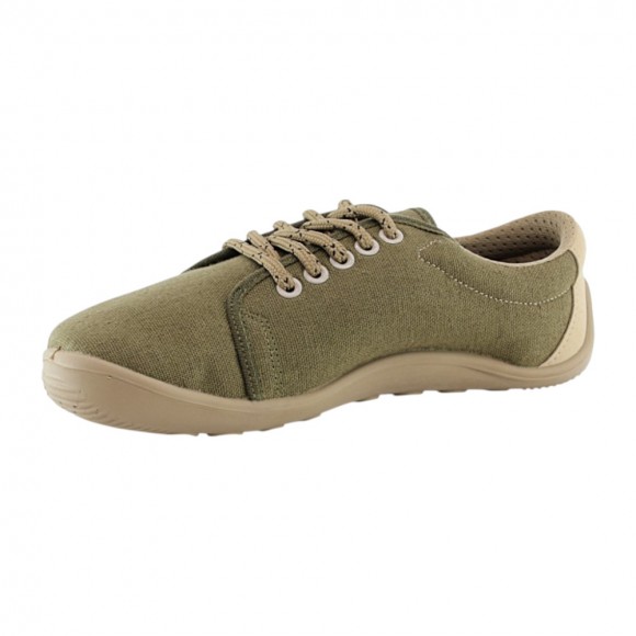 Zapatillas de lona barefoot 4.Bare 4.Hemp Kaki