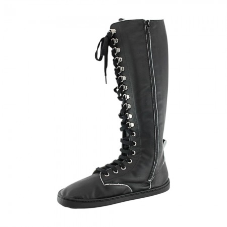 Botas altas barefoot Baby Lobitos Rebelde Negro