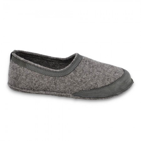 Zapatillas de casa barefoot OmaKing fieltro Gris