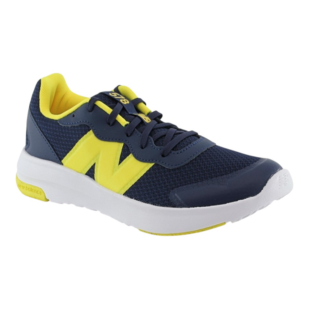 Zapatillas New Balance 578 Azul-Amarillo c