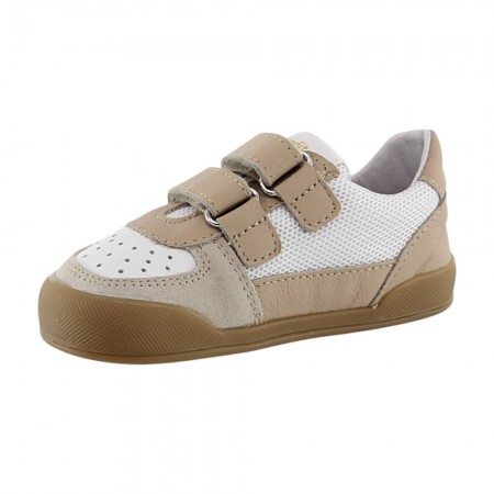 Zapatos barefoot Blanditos Bahamas Beige-Blanco