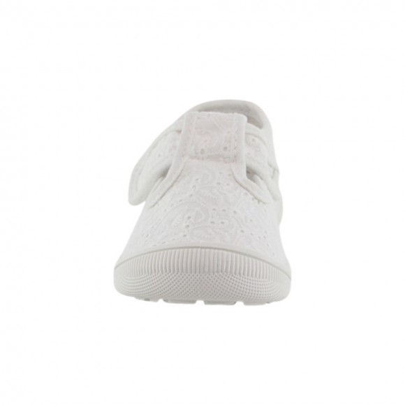 Zapatillas de lona abiertas Chicco Coddy Blanco