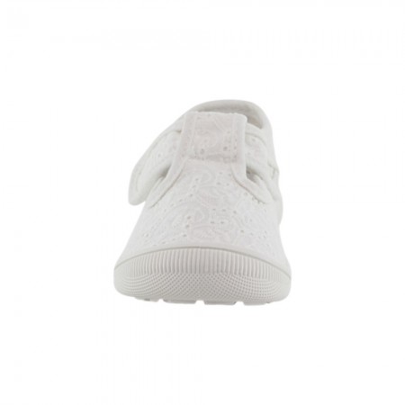 Zapatillas de lona abiertas Chicco Coddy Blanco