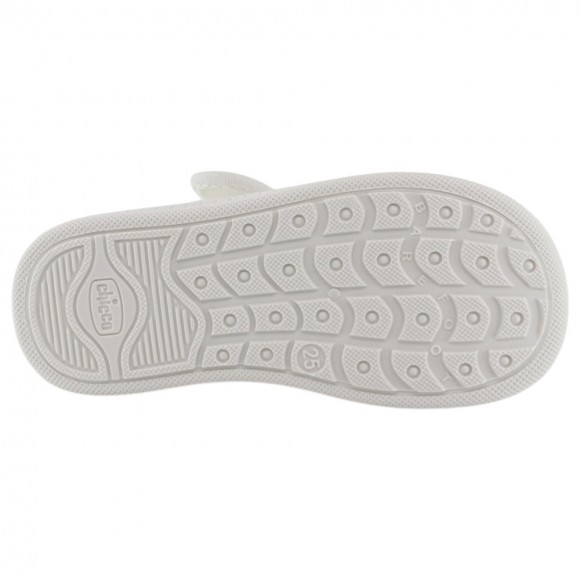 Zapatillas de lona abiertas Chicco Coddy Blanco