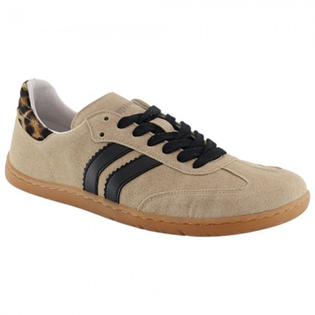 Zapatillas barefoot Coqueflex 4415 Piso Adam Marrón-Leopardo