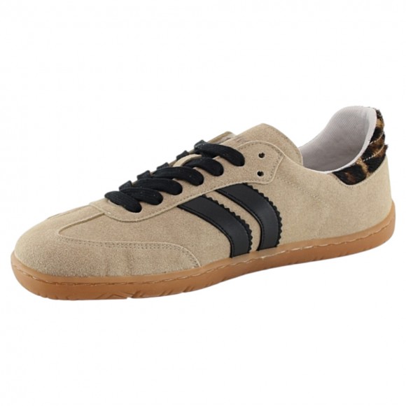 Zapatillas barefoot Coqueflex 4415 Piso Adam Marrón-Leopardo