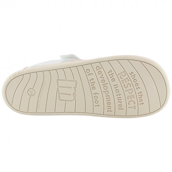 Zapatillas barefoot Mustang Free Blanco-Rosa