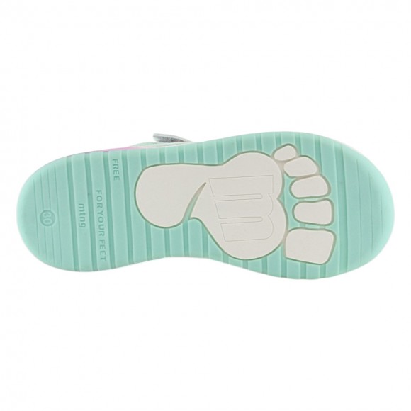 Zapatillas barefoot Mustang 49045 Aguamarina