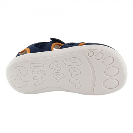 Sandalias cerradas Garvalin barefoot 252336 Azul