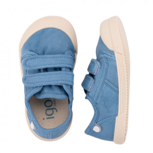Zapatillas de lona barefoot Igor Lona 2V Jeans