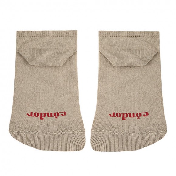 Calcetines barefoot invisibles hombre Talla única Beige