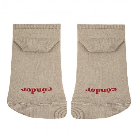 Calcetines barefoot invisibles hombre Talla única Beige