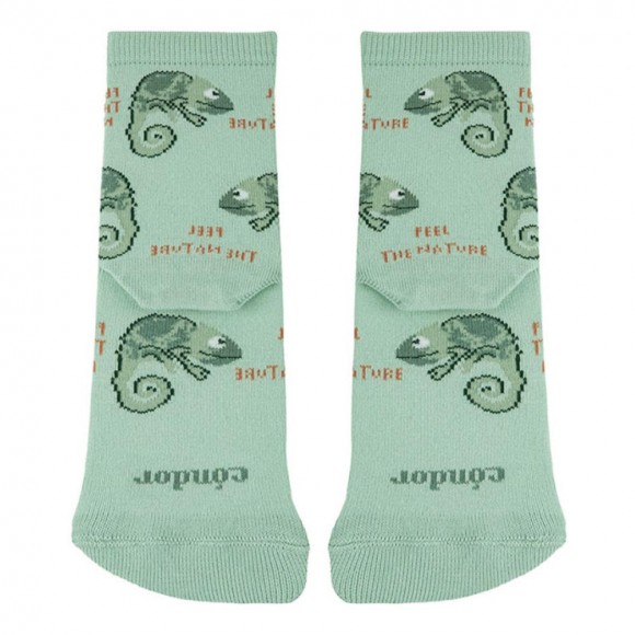 Calcetines barefoot fantasía Camaleón Verde