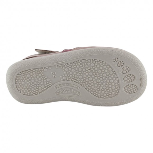 Sandalias respetuosas ZapyFlex 2 Tiras Rosa-Fucsia