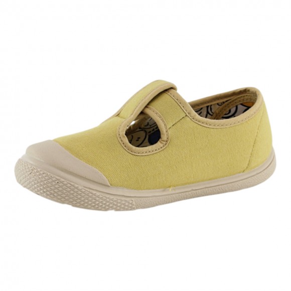 Zapatillas abiertas barefoot Flexibles Vulladi  8197 Mostaza