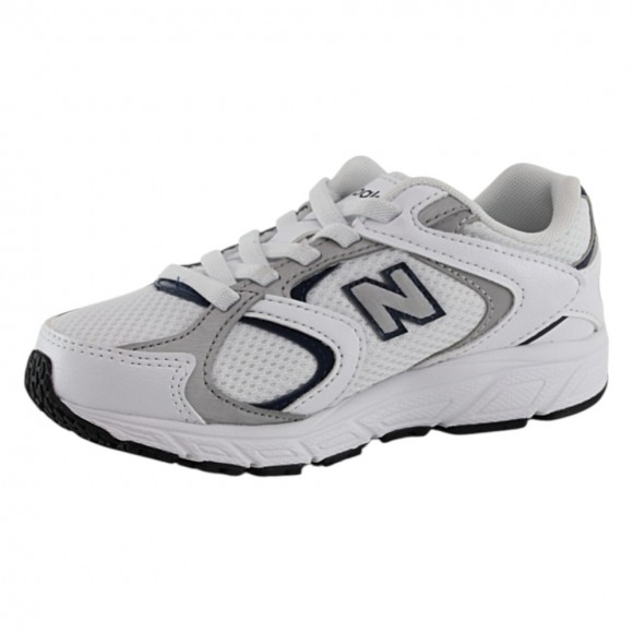 Zapatillas New Balance 408 Blanco-Azul C.elástico