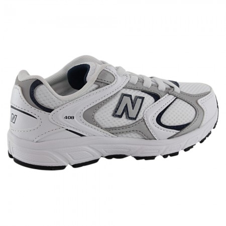 Zapatillas New Balance 408 Blanco-Azul C.elástico