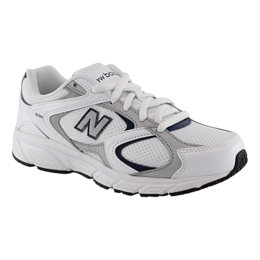 Zapatillas New Balance 408 Blanco-Azul Cordón