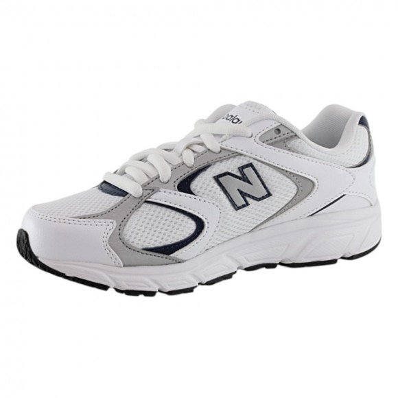 Zapatillas New Balance 408 Blanco-Azul Cordón