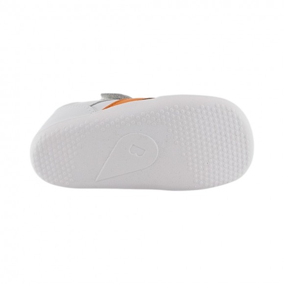 Zapatillas respetuosas Bobux Chase Blanco-Naranja