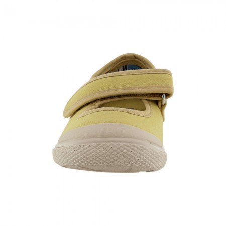 Merceditas de lona barefoot Flexibles Vulladi 8196 Mostaza