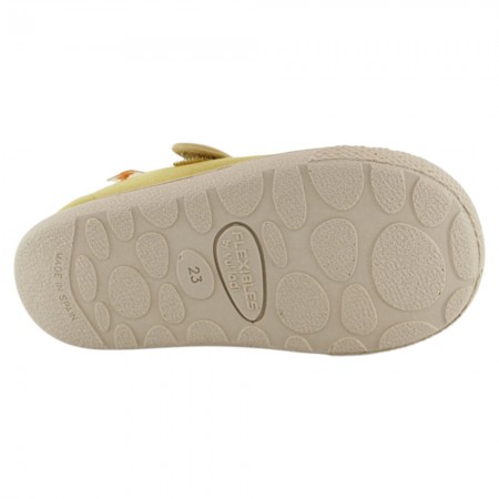 Merceditas de lona barefoot Flexibles Vulladi 8196 Mostaza