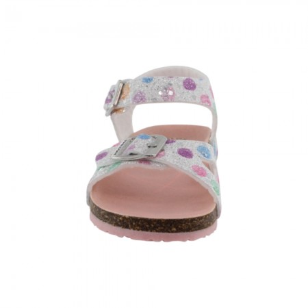 Sandalias bio Pablosky 446507 Blanco Glitter Multi