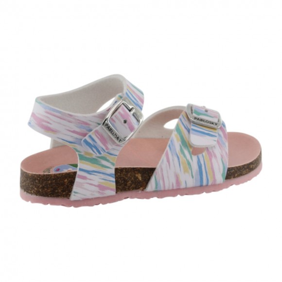 Sandalias bio Pablosky 446607 Blanco Pinceladas