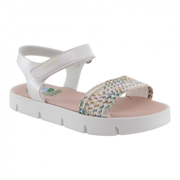 Sandalias Pablosky 447907 metal Blanco