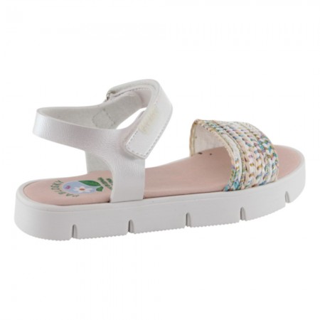 Sandalias Pablosky 447907 metal Blanco