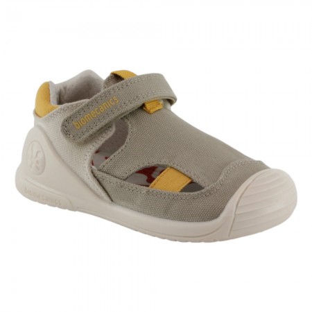 Sandalias de lona Biomecanics 262183 Beige-Amarillo