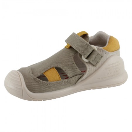 Sandalias de lona Biomecanics 262183 Beige-Amarillo