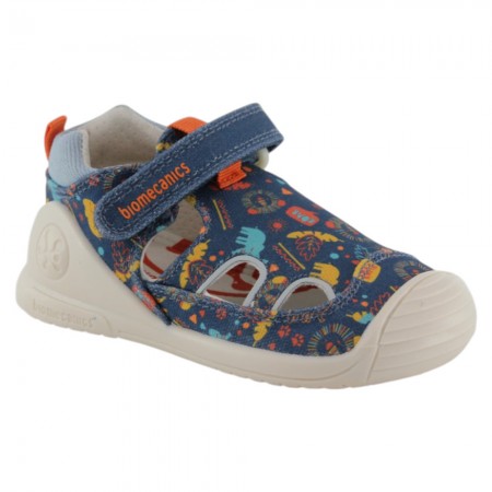 Sandalias de lona Biomecanics 262184 Azul Estampado