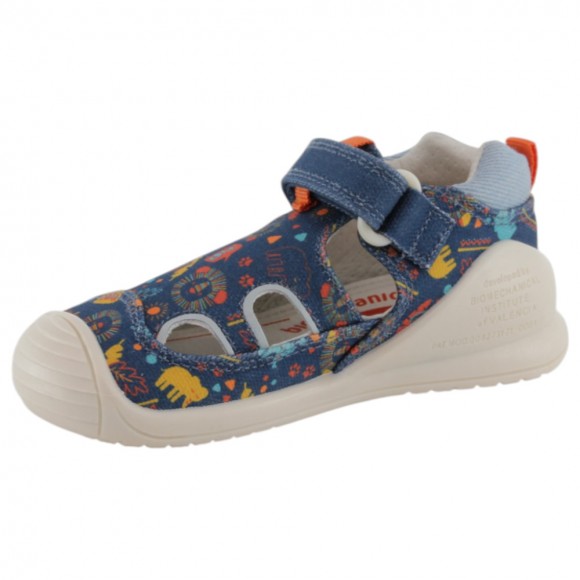 Sandalias de lona Biomecanics 262184 Azul Estampado