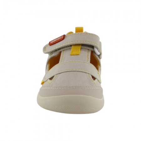 Sandalias de lona Biomecanics 262191 Beige-Amarillo