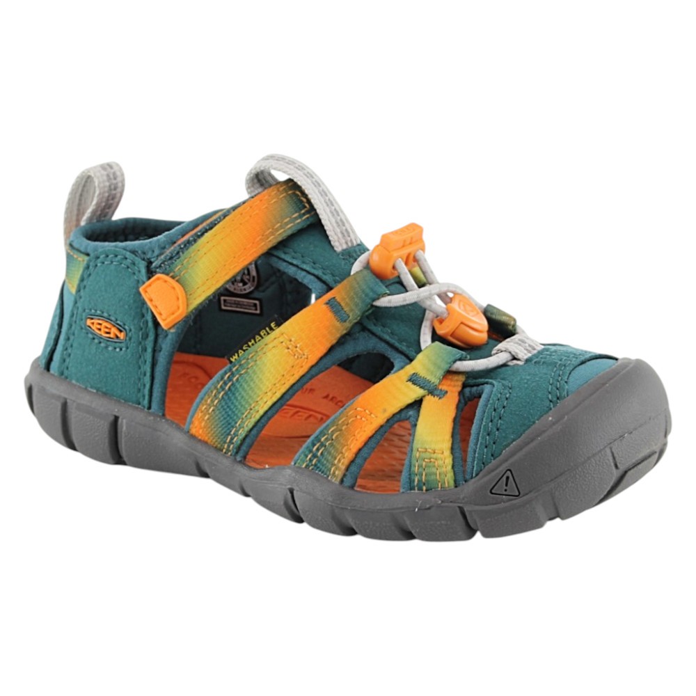 Sandalias Keen Seacamp II CNX Verde-Naranja