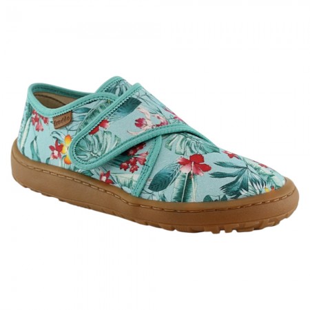 Zapatillas de lona barefoot Froddo Flores Menta