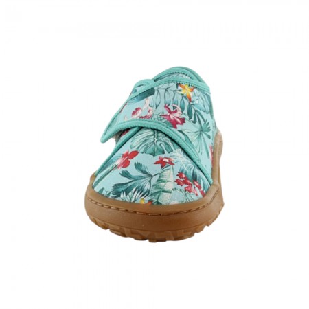 Zapatillas de lona barefoot Froddo Flores Menta