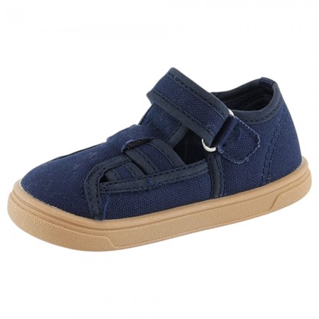 Sandalias de lona barefoot Blanditos Molly Navy