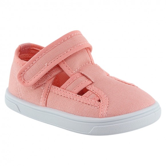 Sandalias de lona barefoot Blanditos Molly Coral
